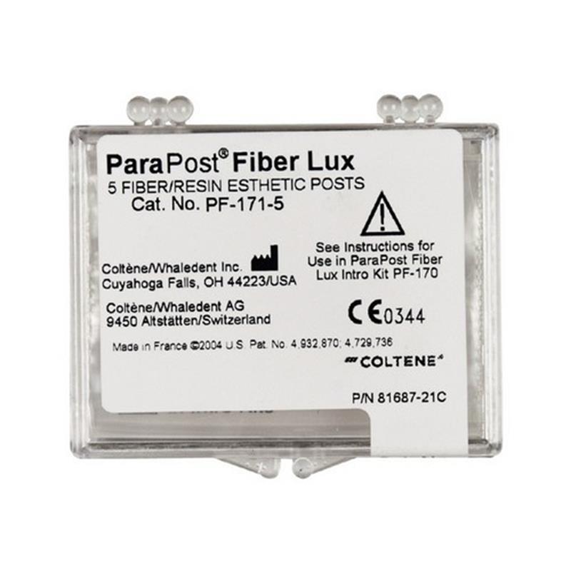 ParaPost Fiber Lux Dental Posts - Size 4, 1.0mm Length (5 Pack)